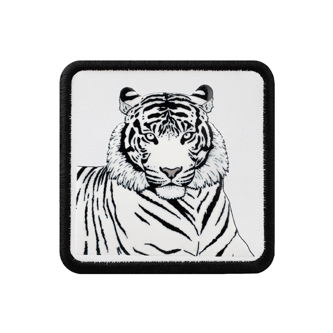 V1 Bengal Tiger - Unisex White Patch with 1bs Code Logo