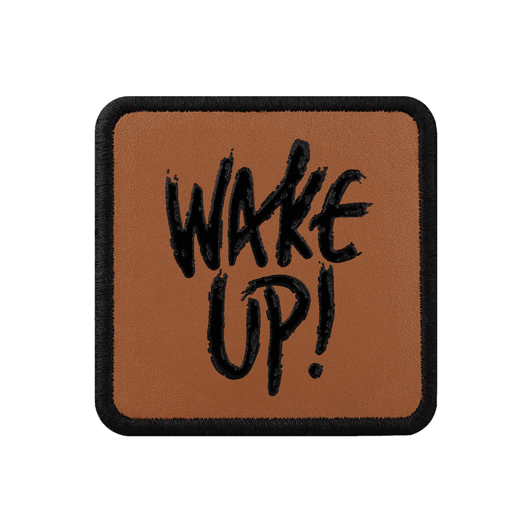 V1 Wake Up - Unisex Camel Patch with 2cs Code Logo