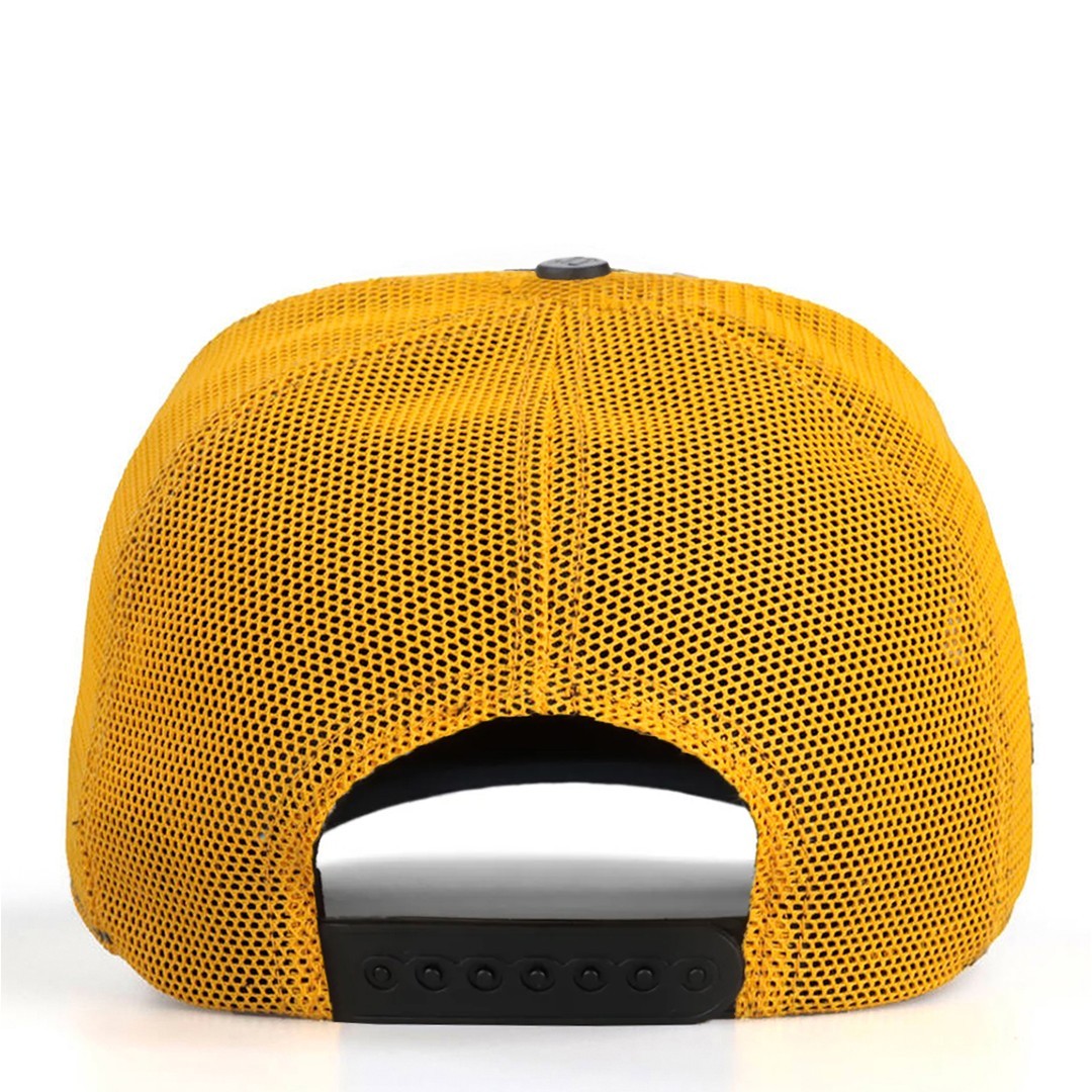 Navy Blue-Yellow Cap