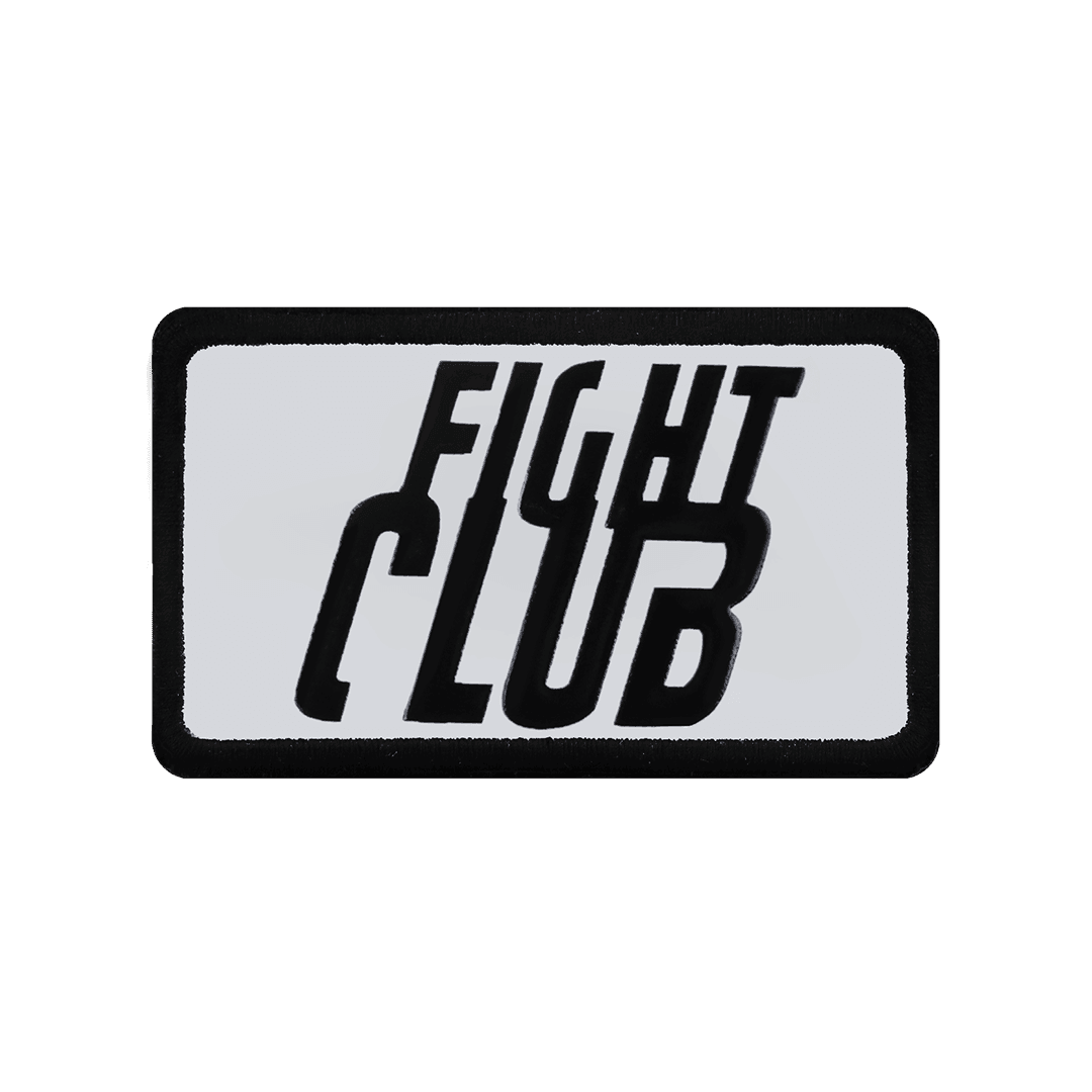 V2 Fight Club - Unisex White Patch with 1bs Code Logo