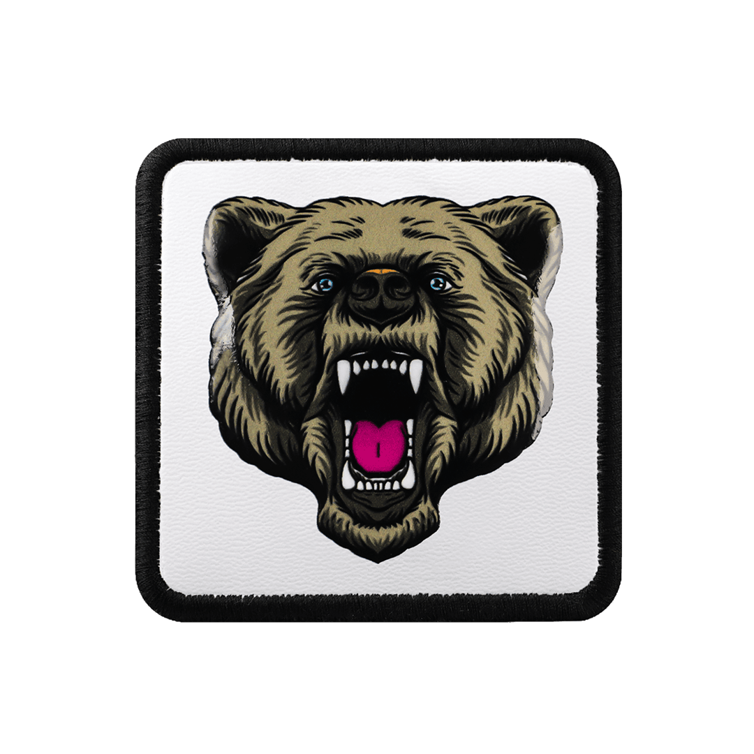 V1 Bear - Unisex White Patch with 5bs Code Logo