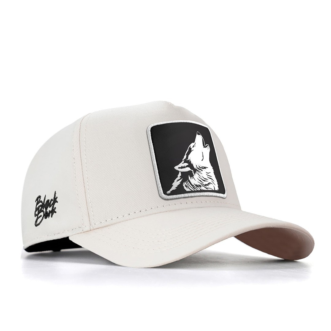 Beige Cap - Wolf - with 3SB Code Logo