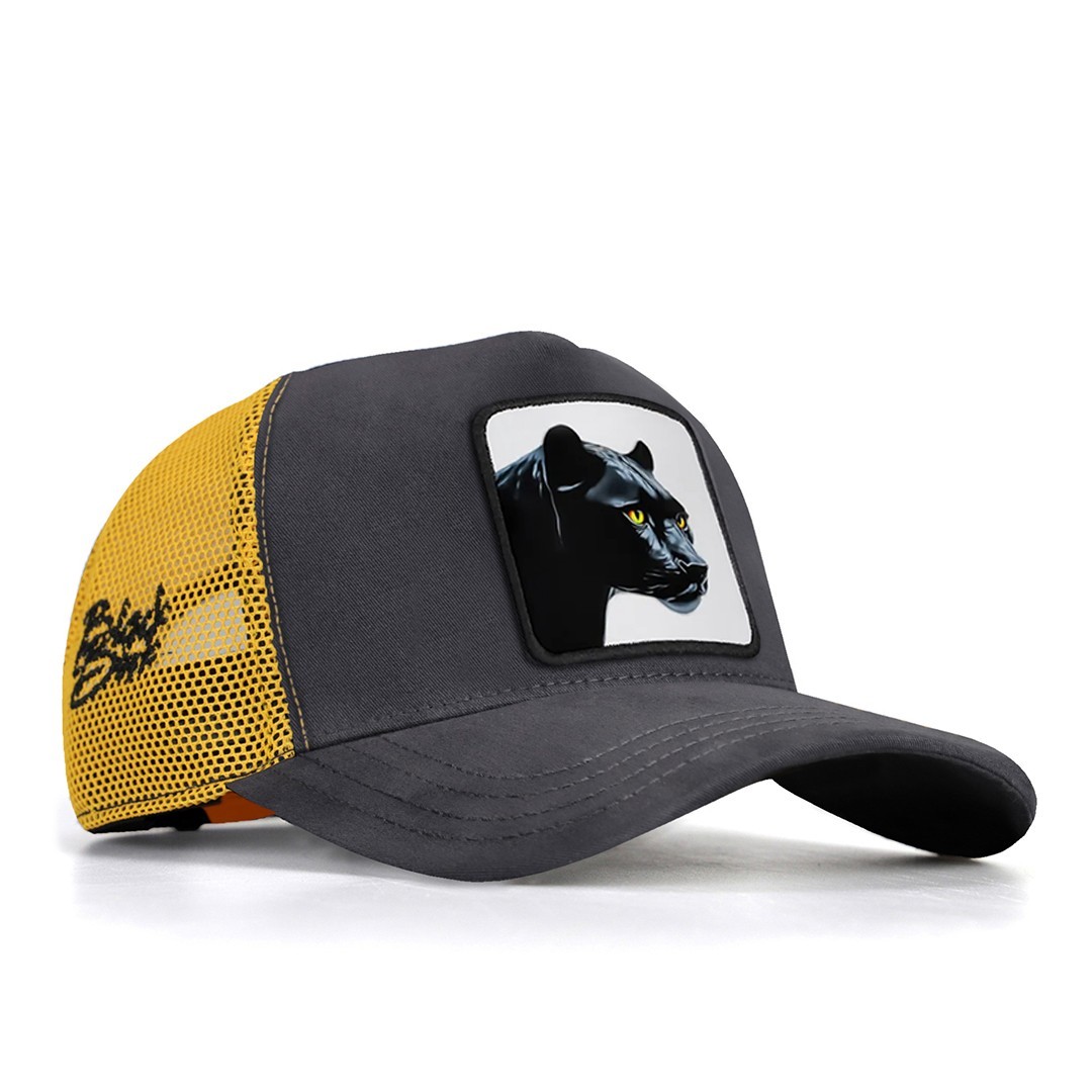 Anthracite-Yellow Cap - Panther - With 4 Code Logo