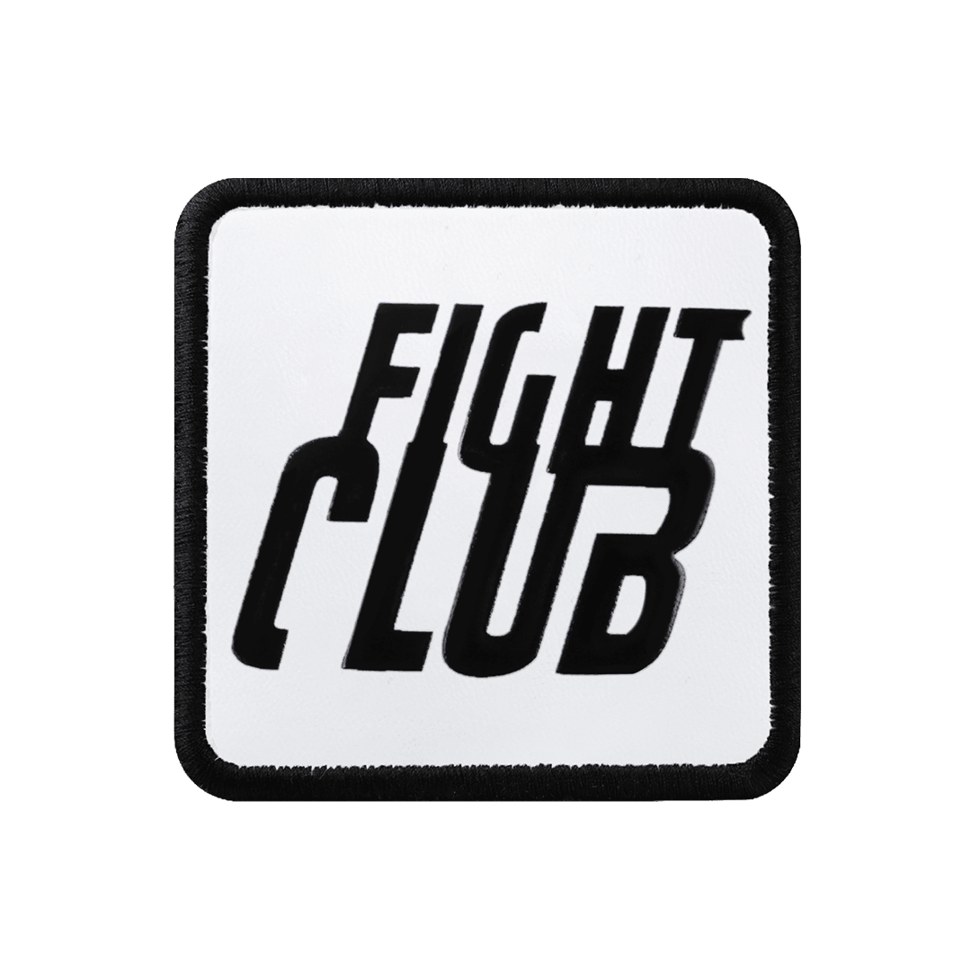 V1 Fight Club - Unisex White Patch with 10sb Code Logo