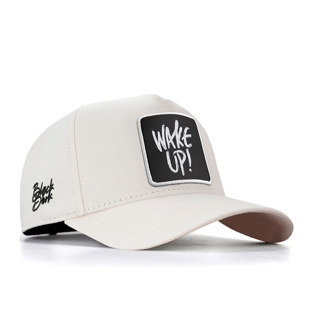 Beige Cap - Wake Up - With 3SB Code Logo