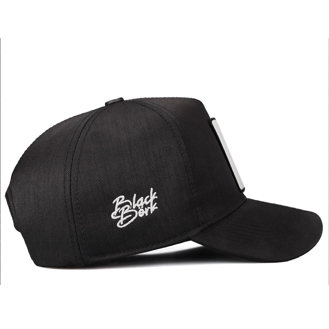 Black Cordura Fabric Baseball Cap