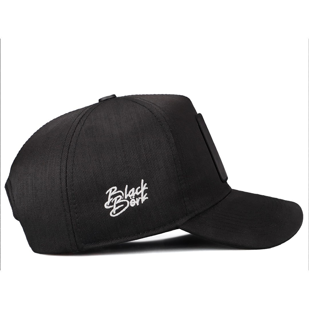 Black Cordura Fabric Baseball Cap