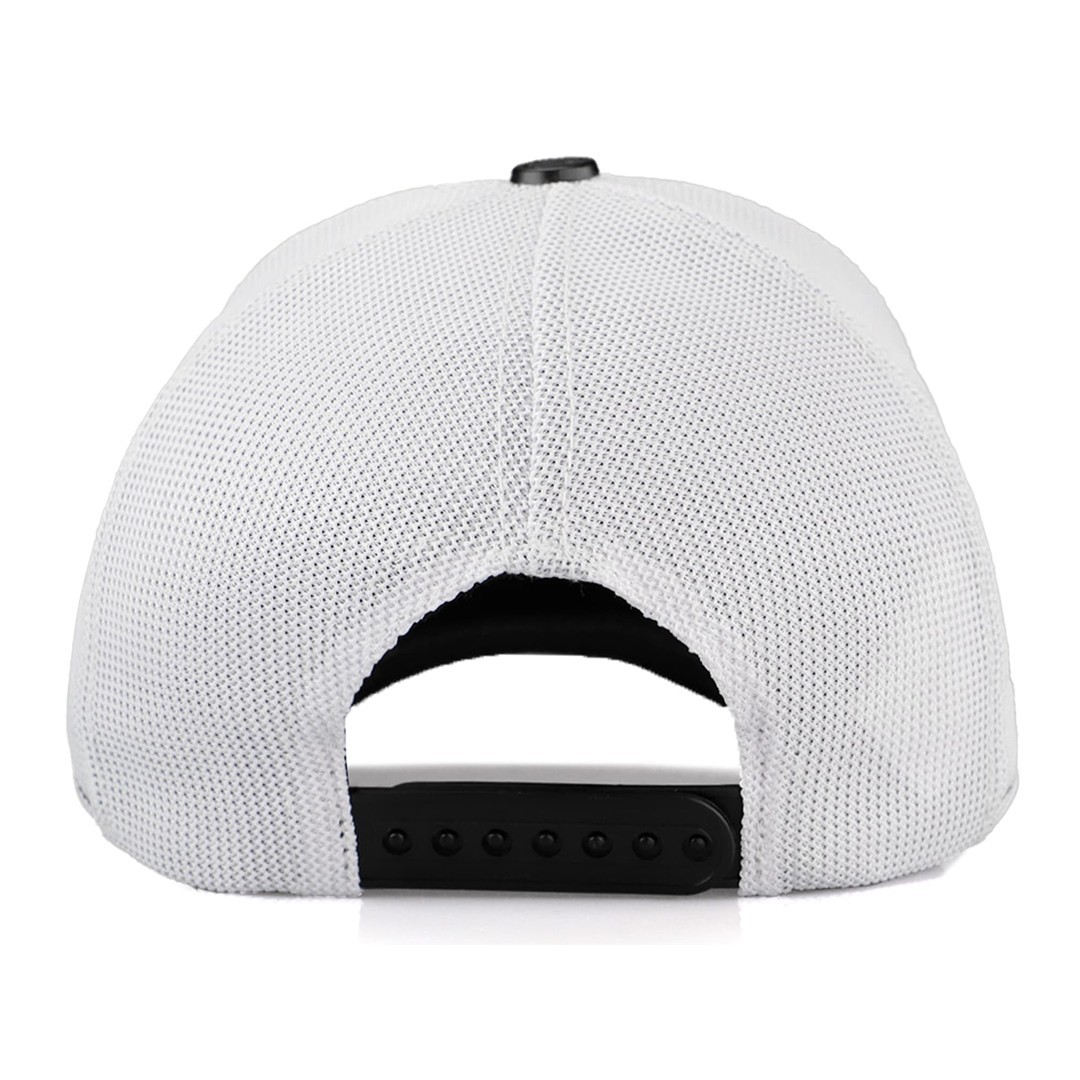 Black-White Cordura Fabric Trucker Cap