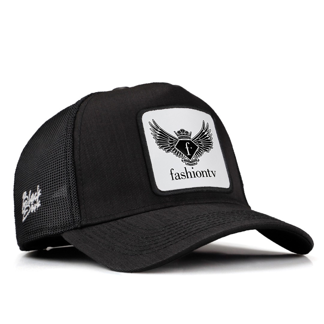 Fashion Black Cap - F - 1 with Code Logo