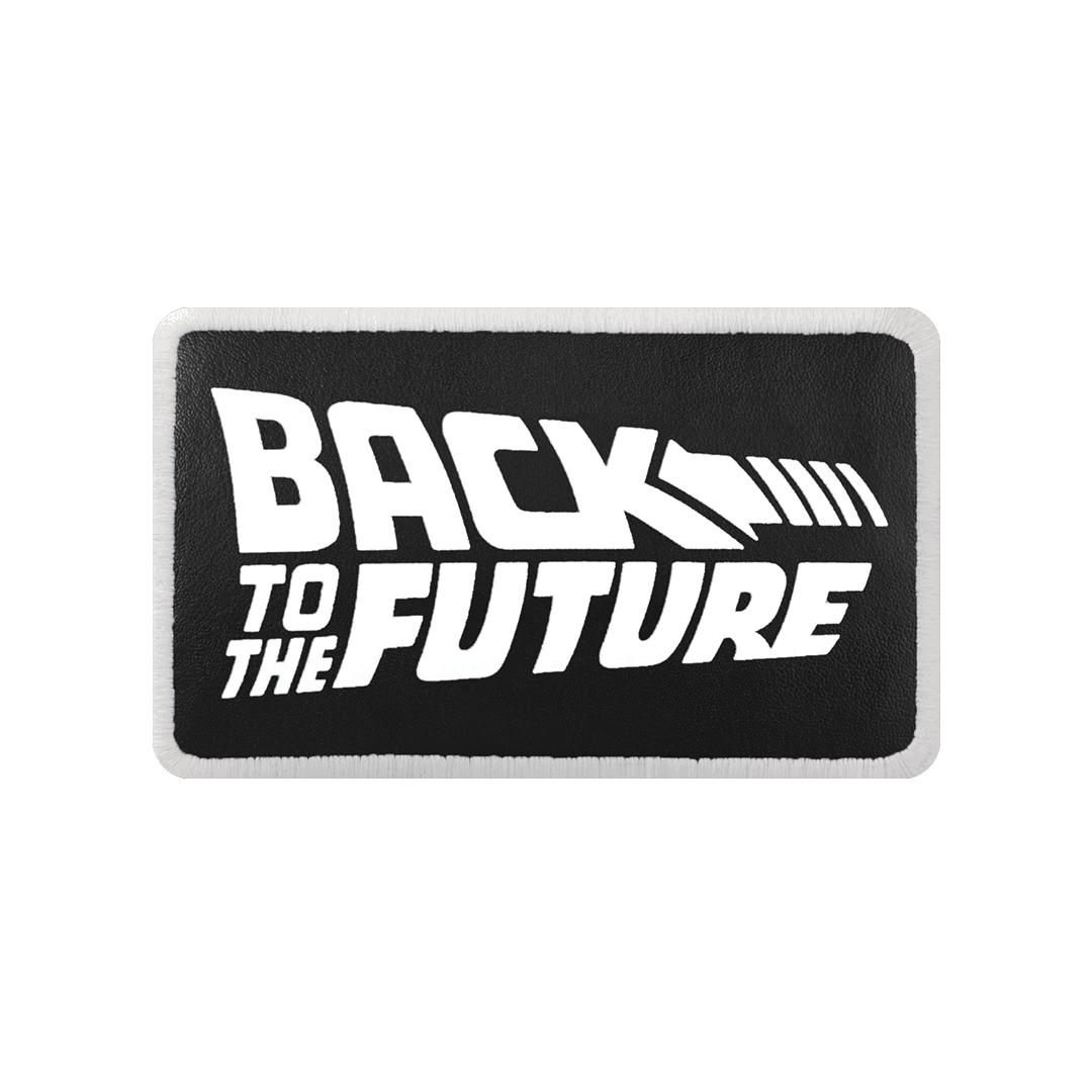 V2 Back To The Future - Unisex Black Patch with 2sb Code Logo