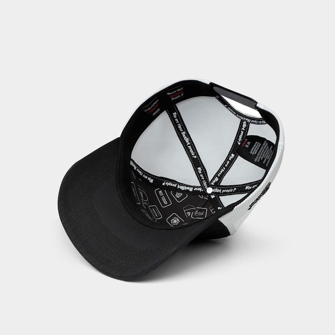 Black and White Cap