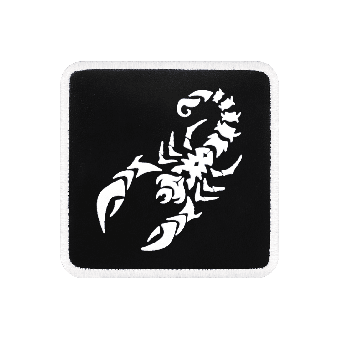 V1 Scorpio - Unisex Black Patch with 1 Code Logo