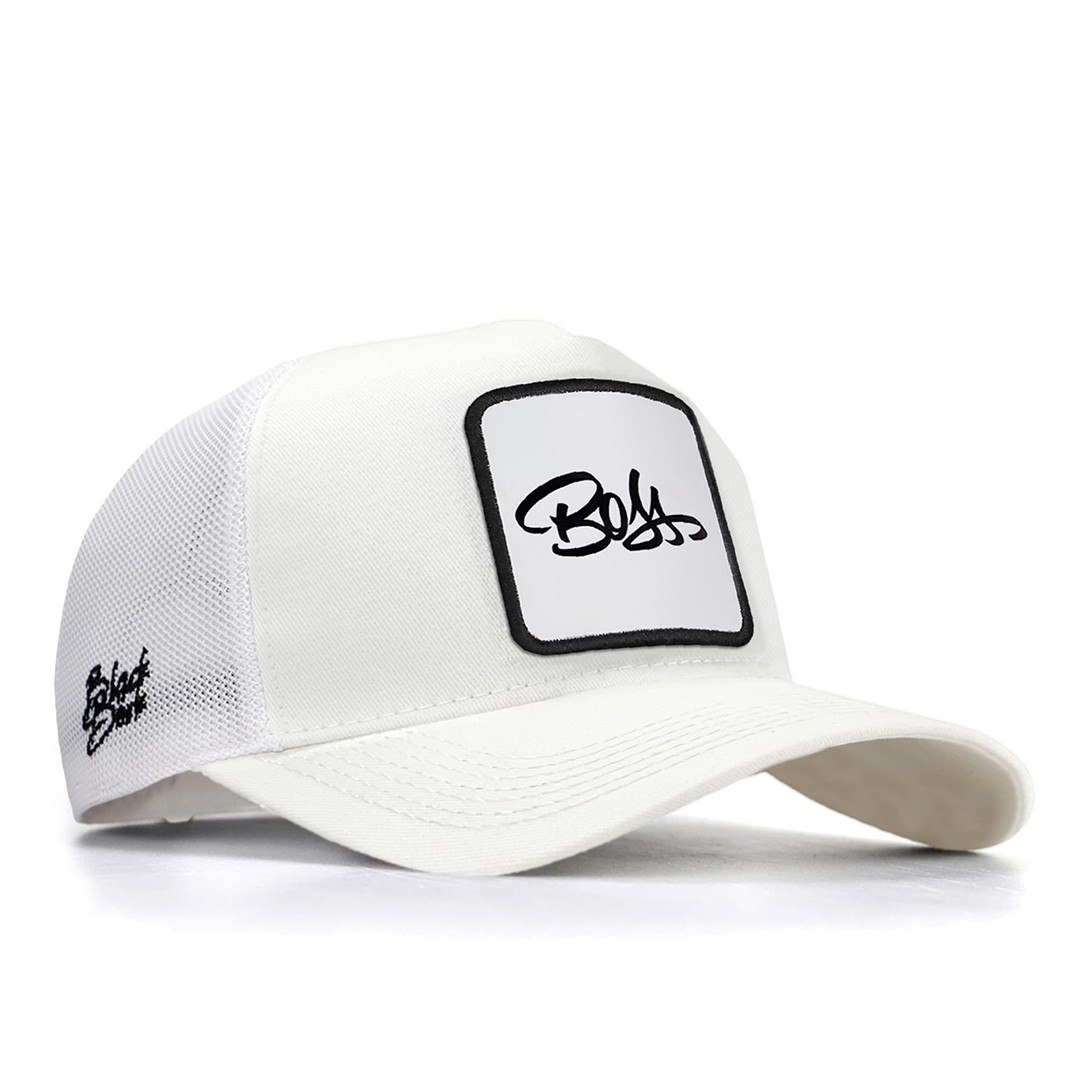 White Trucker Cap