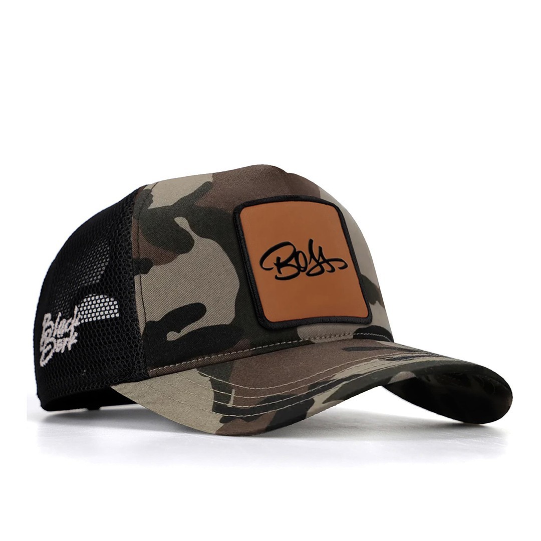 Camouflage-Black Cap