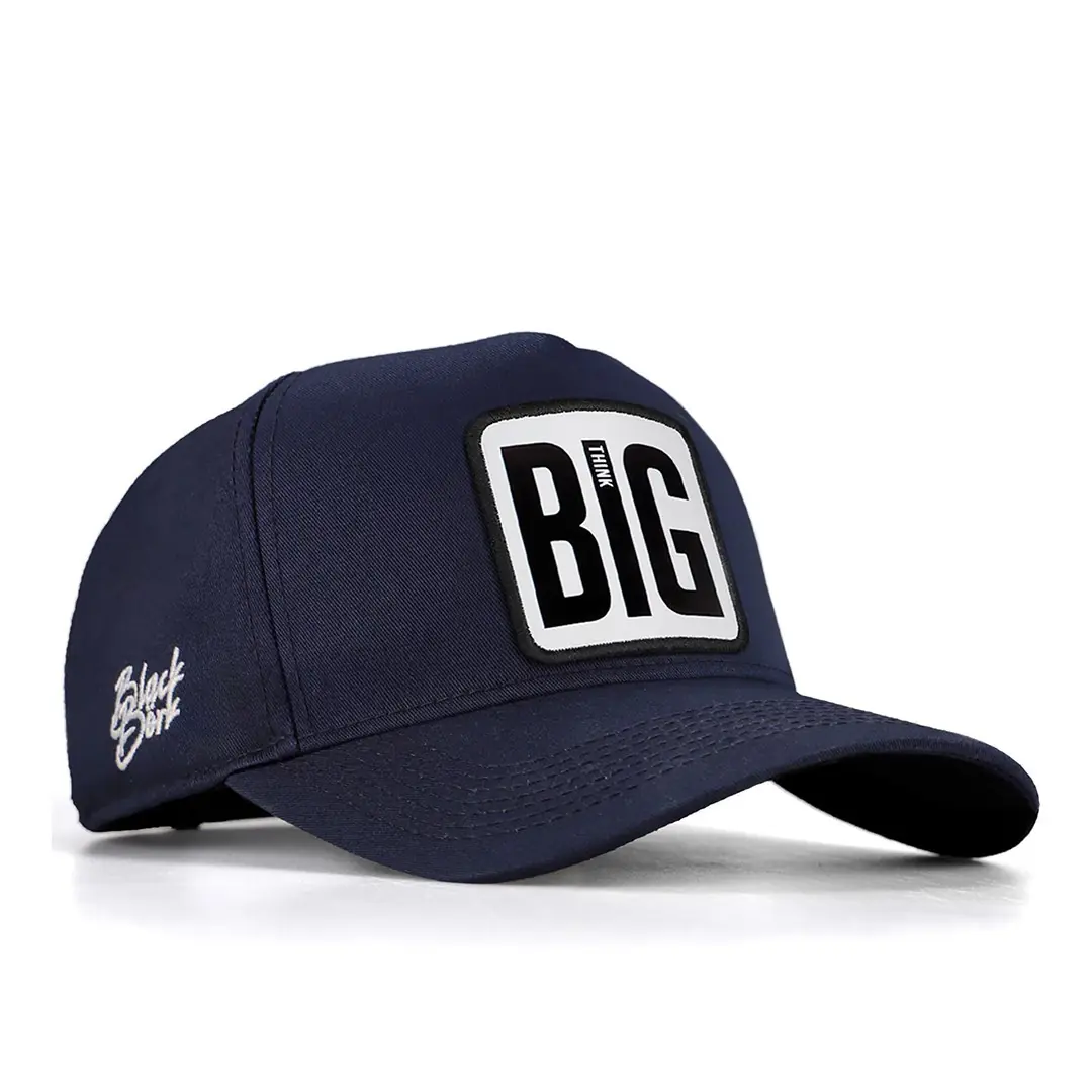 Navy Blue Baseball Cap - BlackBork