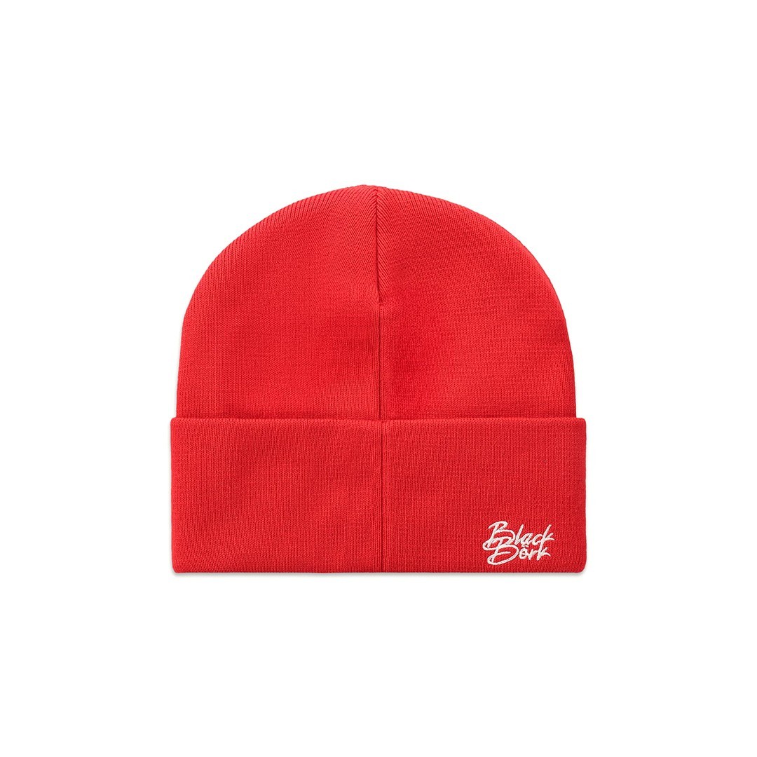 Red-Grey Beanie