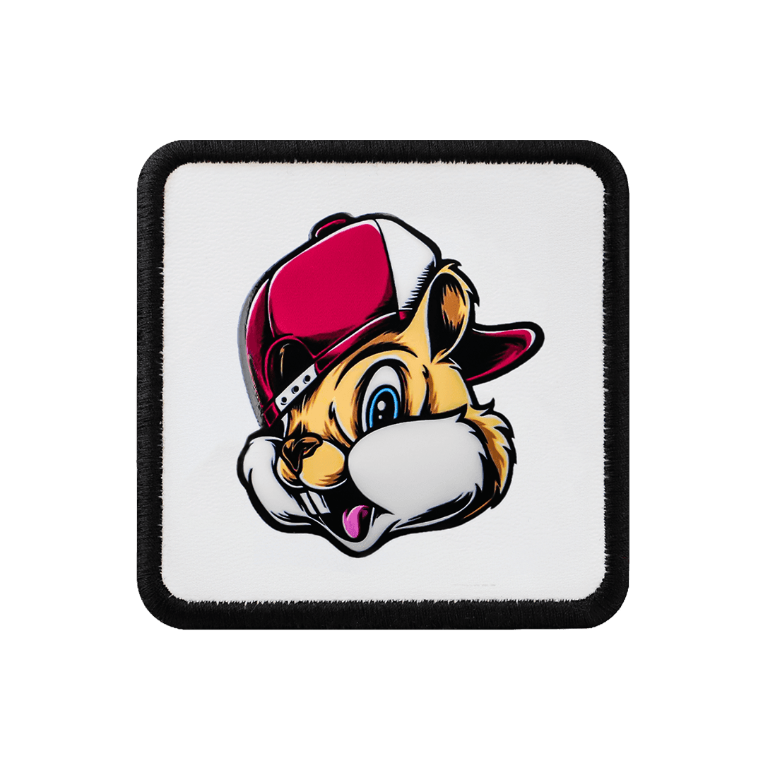 V1 Squirrel - Unisex White Patch with 1bs Code Logo