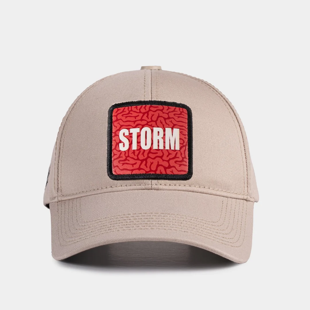 DARKPARK BASEBALL CAP ベージュ หมวกแก็ป Varsity Vintage Tone-Tone Cursive Unstructured Ball Cap