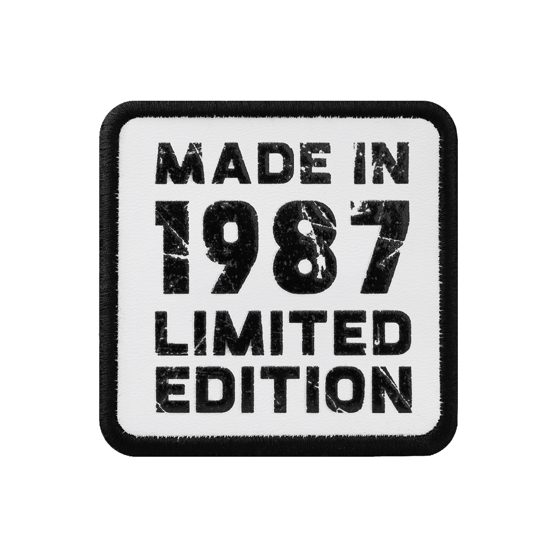 V1 Made In 1987 Limited Edition - Unisex White Patch with 1bs Logo