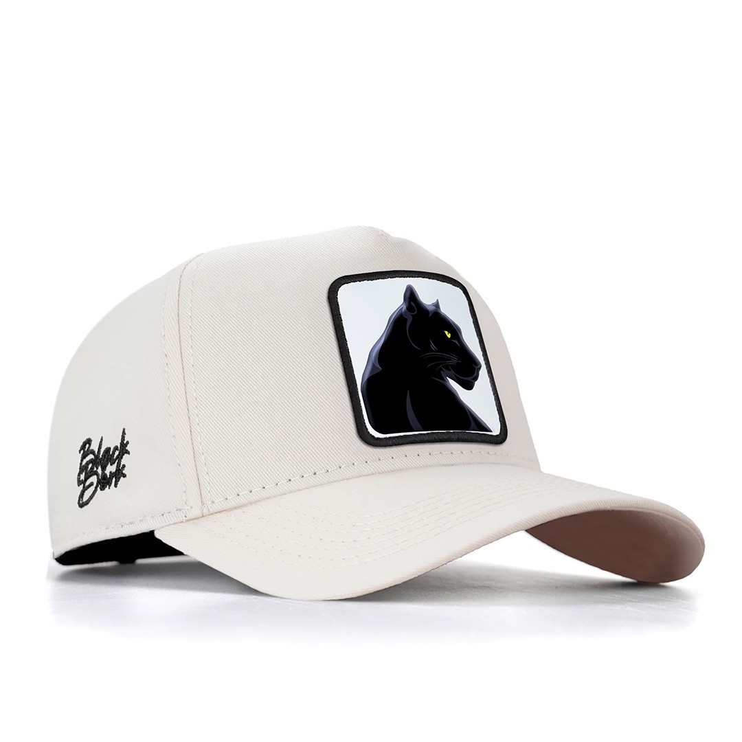 Beige Cap - Panther - 1 with Code Logo