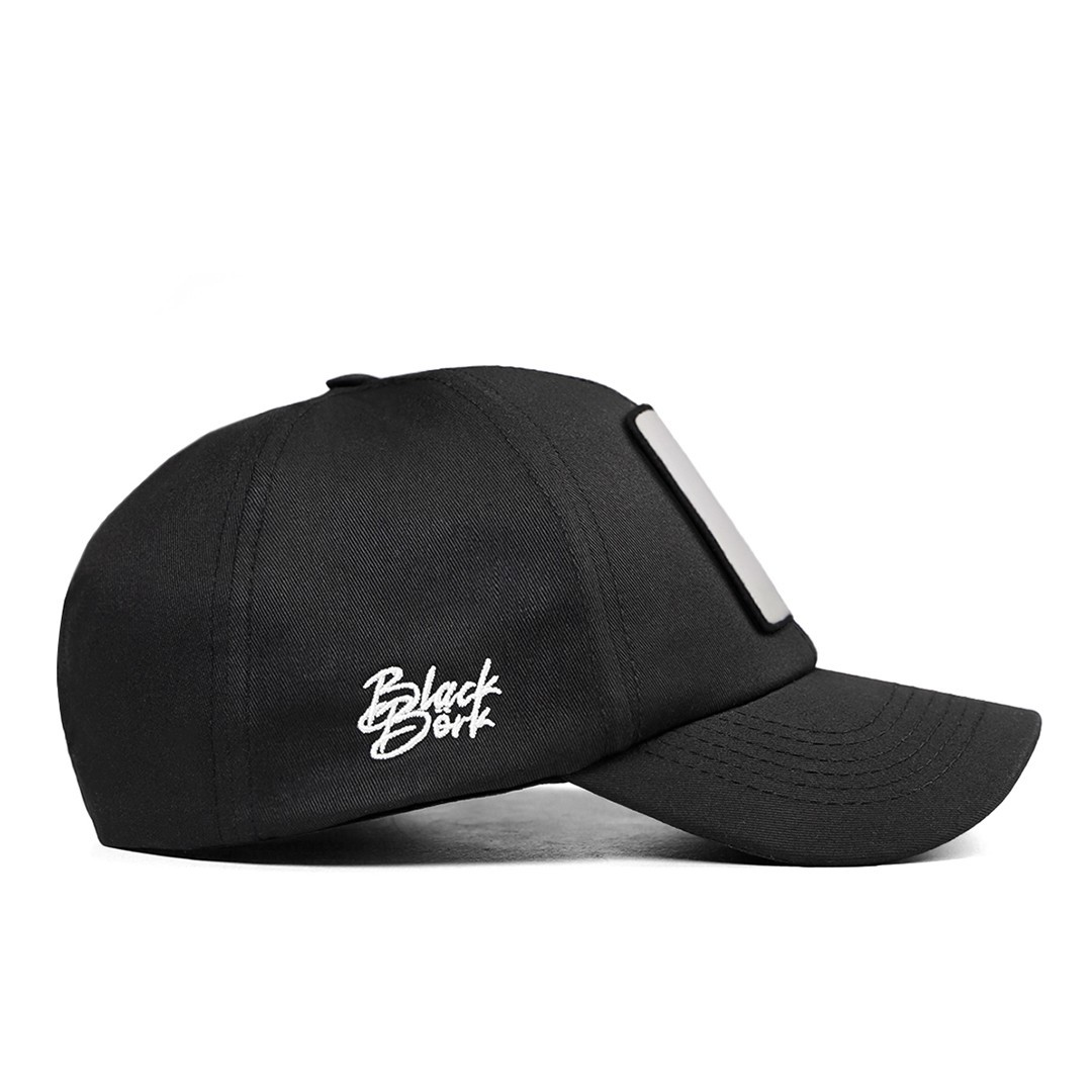 BlackBork Six Baseball Unisex Black Cap