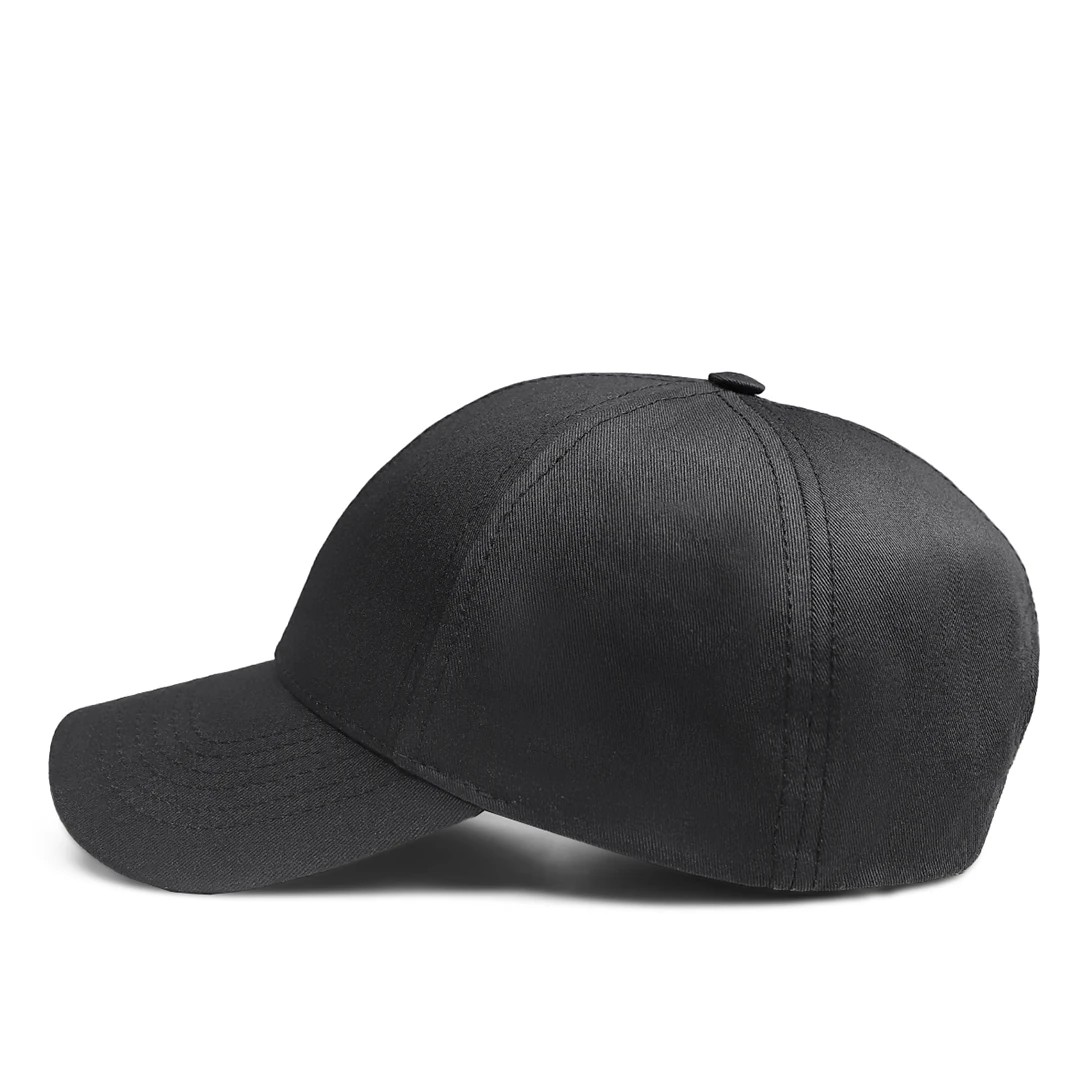 Baseball Six Unisex Black Cap