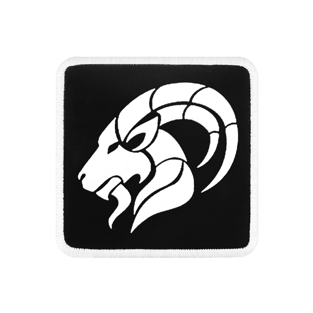 V1 Capricorn - Unisex Black Patch with 1 Code Logo