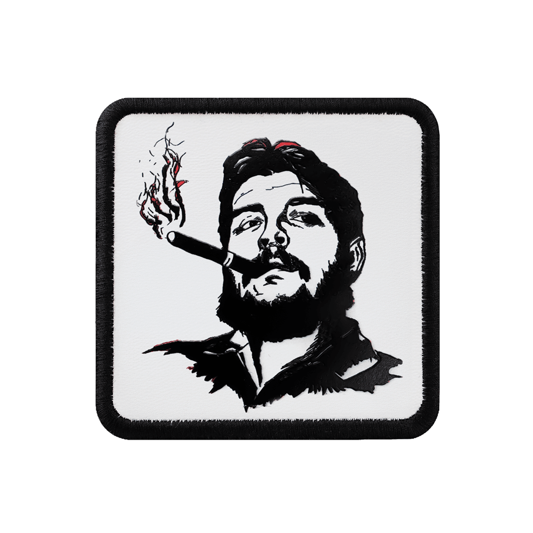 V1 Che Guevara - Unisex White Patch with 1bs Code Logo