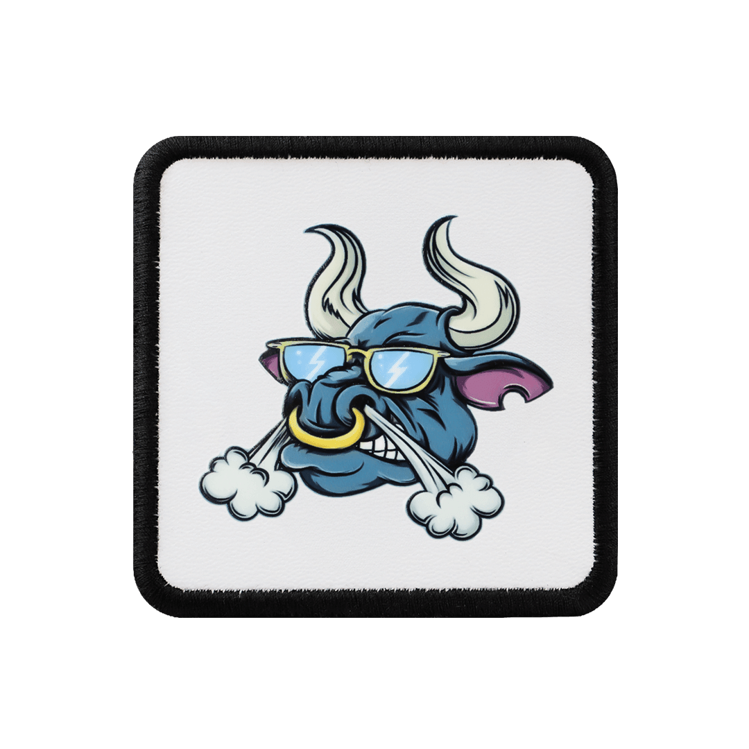 Taurus - White-Black Kids Patch with 3BS Code Logo