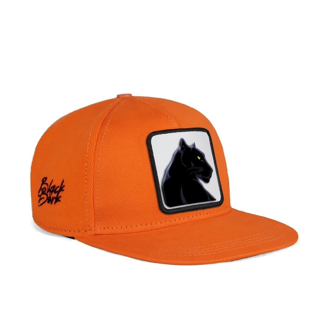 Orange Kids Cap - Panther - 1 with Code Logo