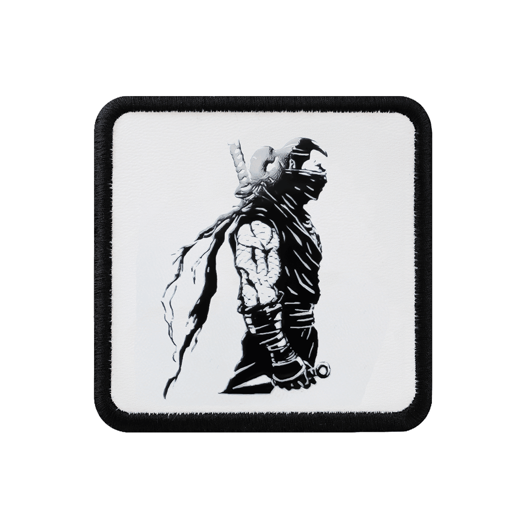 V1 Samurai - Unisex White Patch with 2bs Code Logo