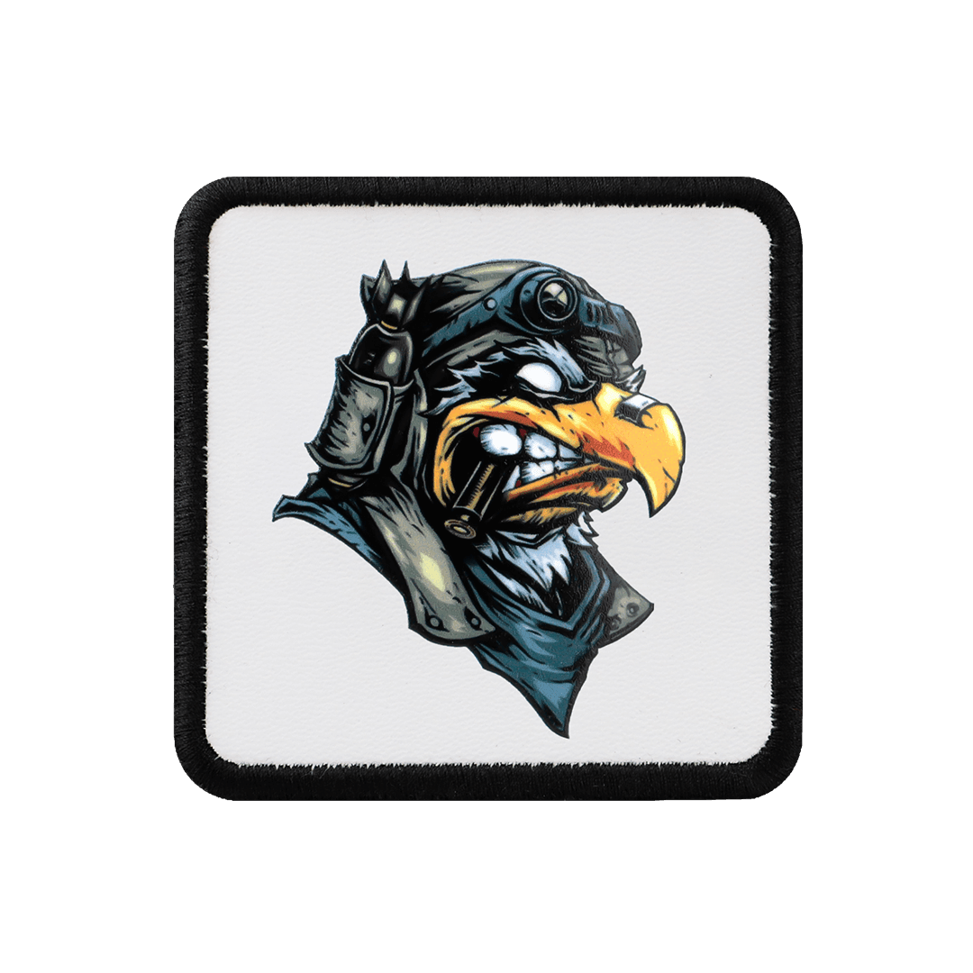 V1 Eagle - Unisex White Patch with 1bs Code Logo