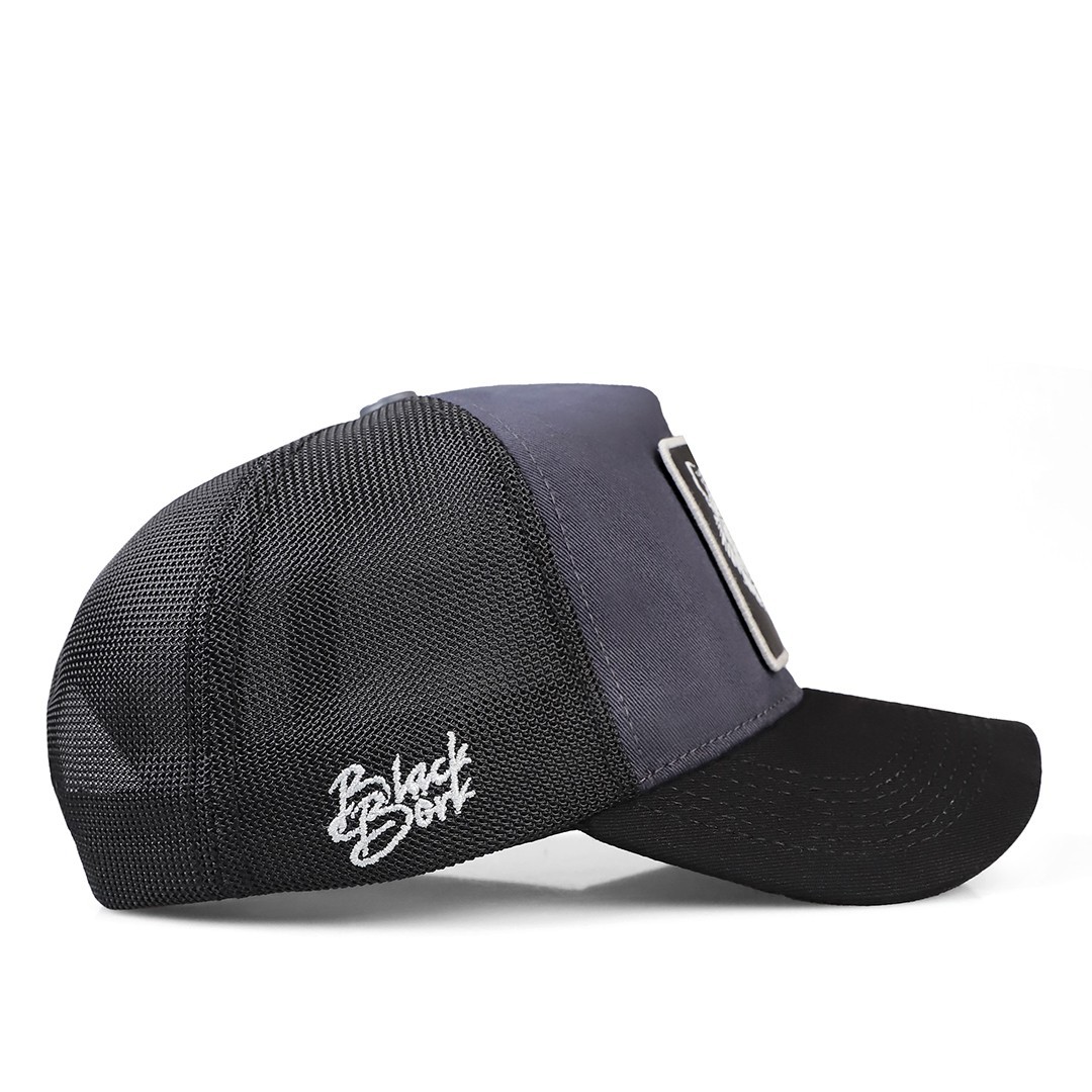 Fashion Black Brim Anthracite - Black Cap