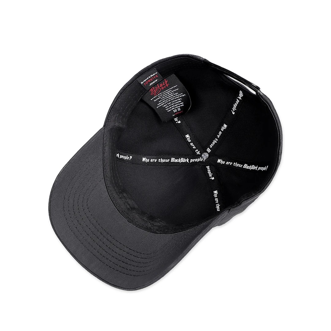 Baseball Six Unisex Black Cap