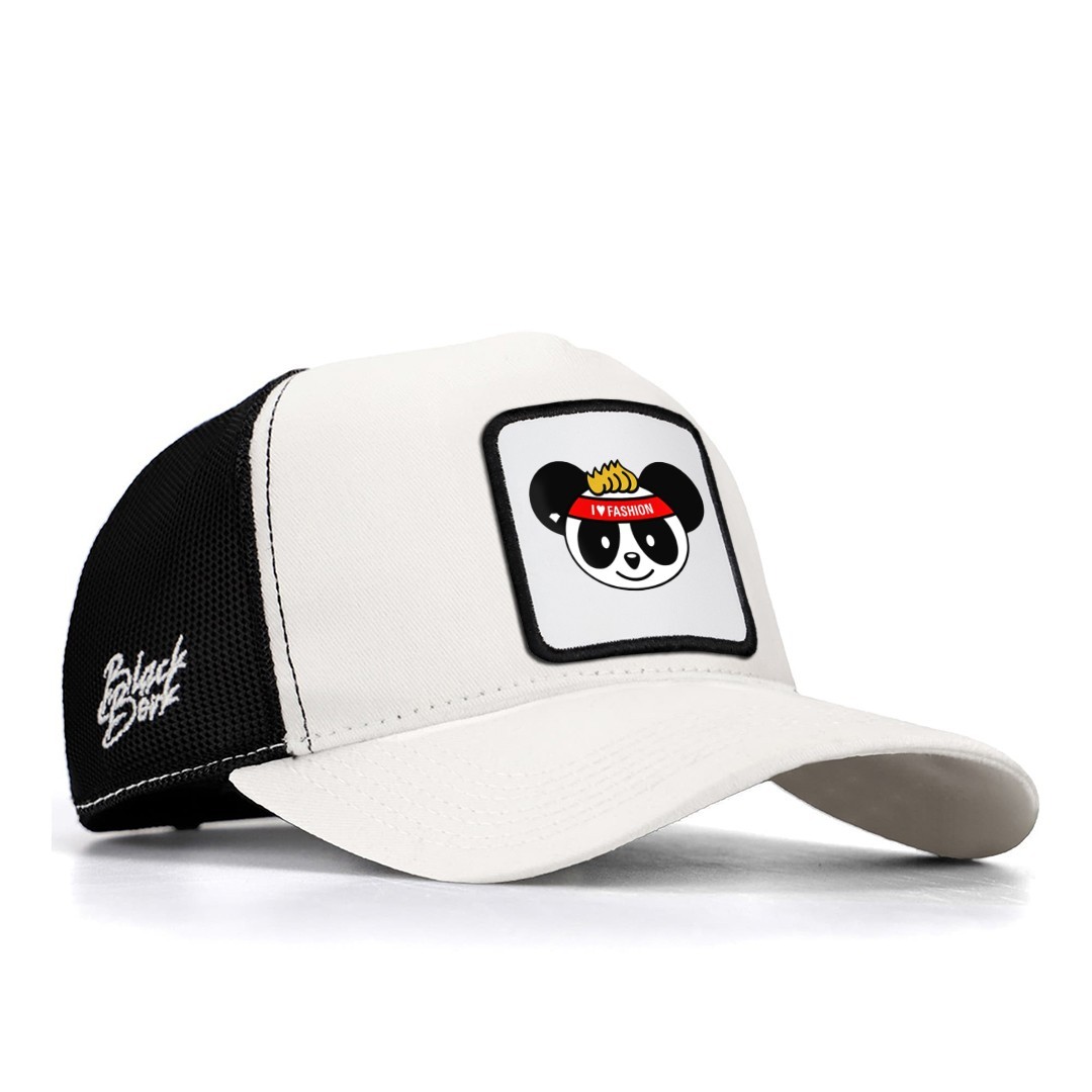 Fashion White-Black Cap - F - 2 with Code Logo