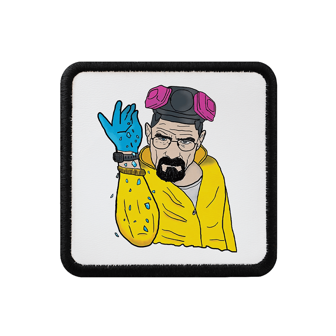 V1 Walter White - Unisex White Patch with 1bs Code Logo