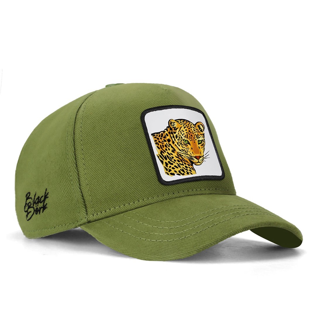 Light Green Kids Baseball Cap - Jaguar - 1 with Code Logo