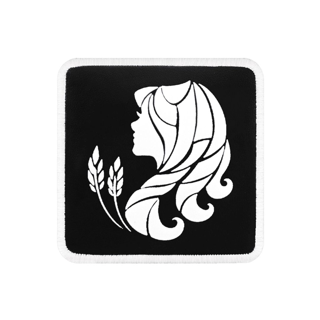 V1 Virgo - Unisex Black Patch with 1 Code Logo