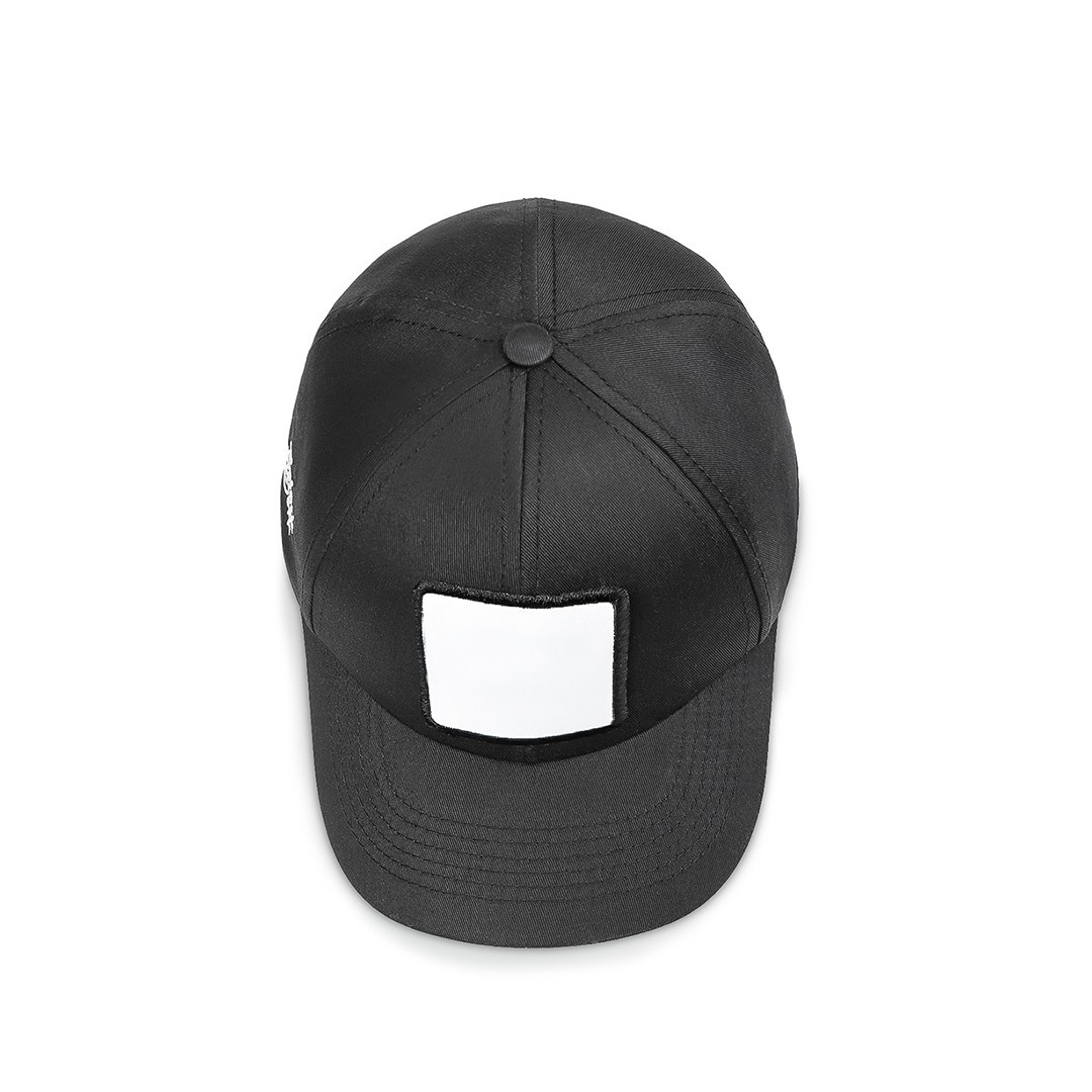 BlackBork Six Baseball Unisex Black Cap