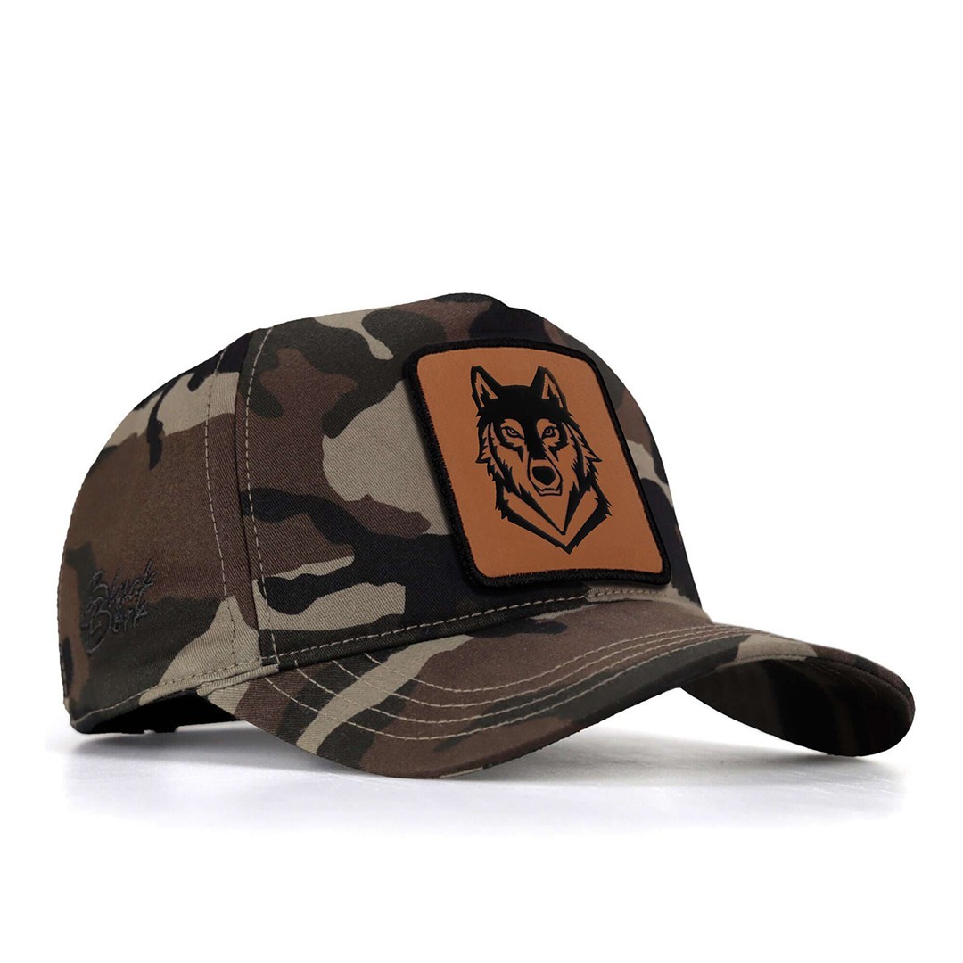 Camouflage Cap - Wolf - with 4 Code Logo