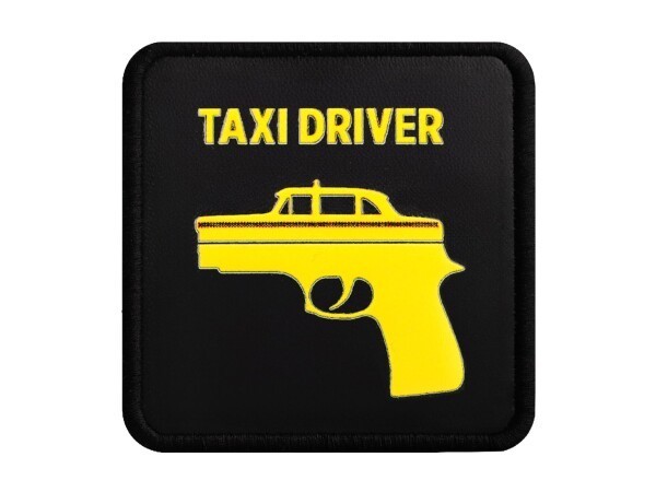 V1 Taxi Driver - Black Patch with 1 Code Logo