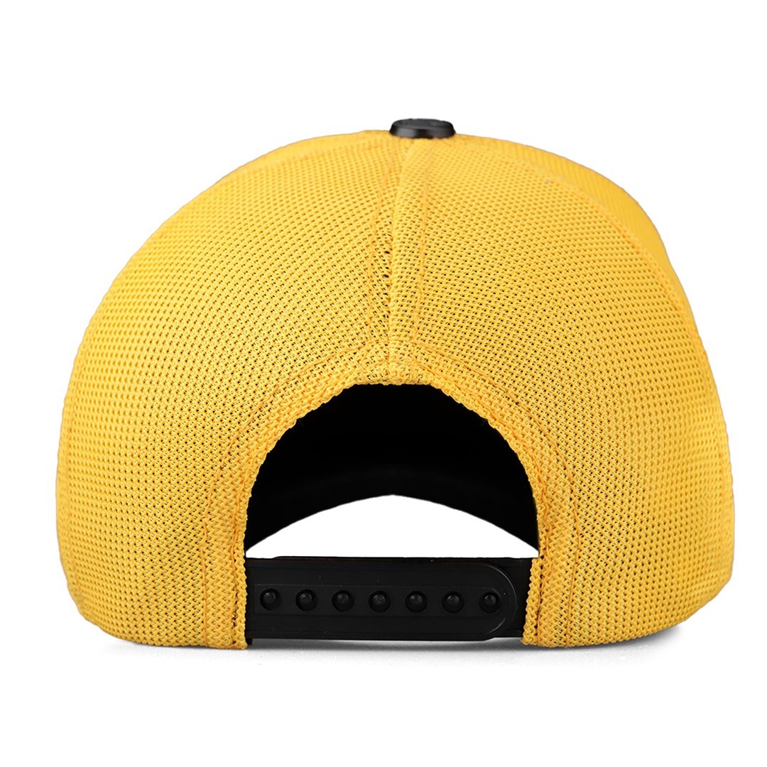 Black-Yellow Cordura Fabric Cap