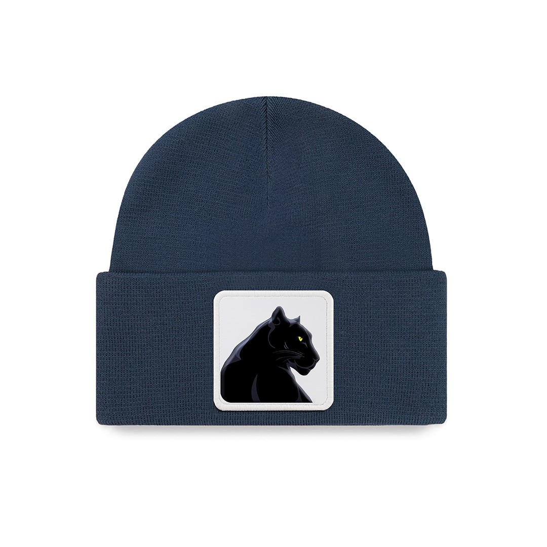 Indigo Beanie - Panther - 1 with Code Logo