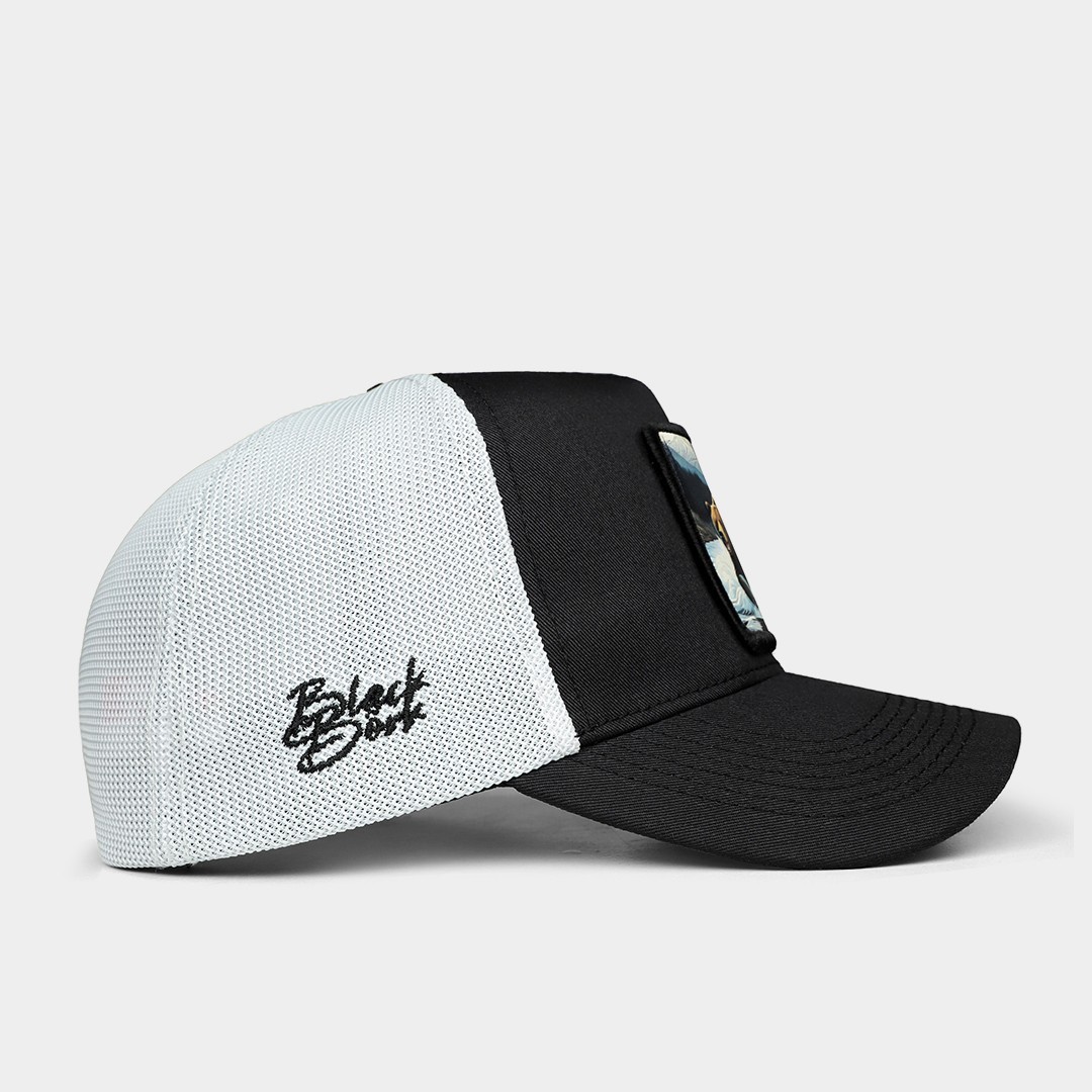 Black and White Cap
