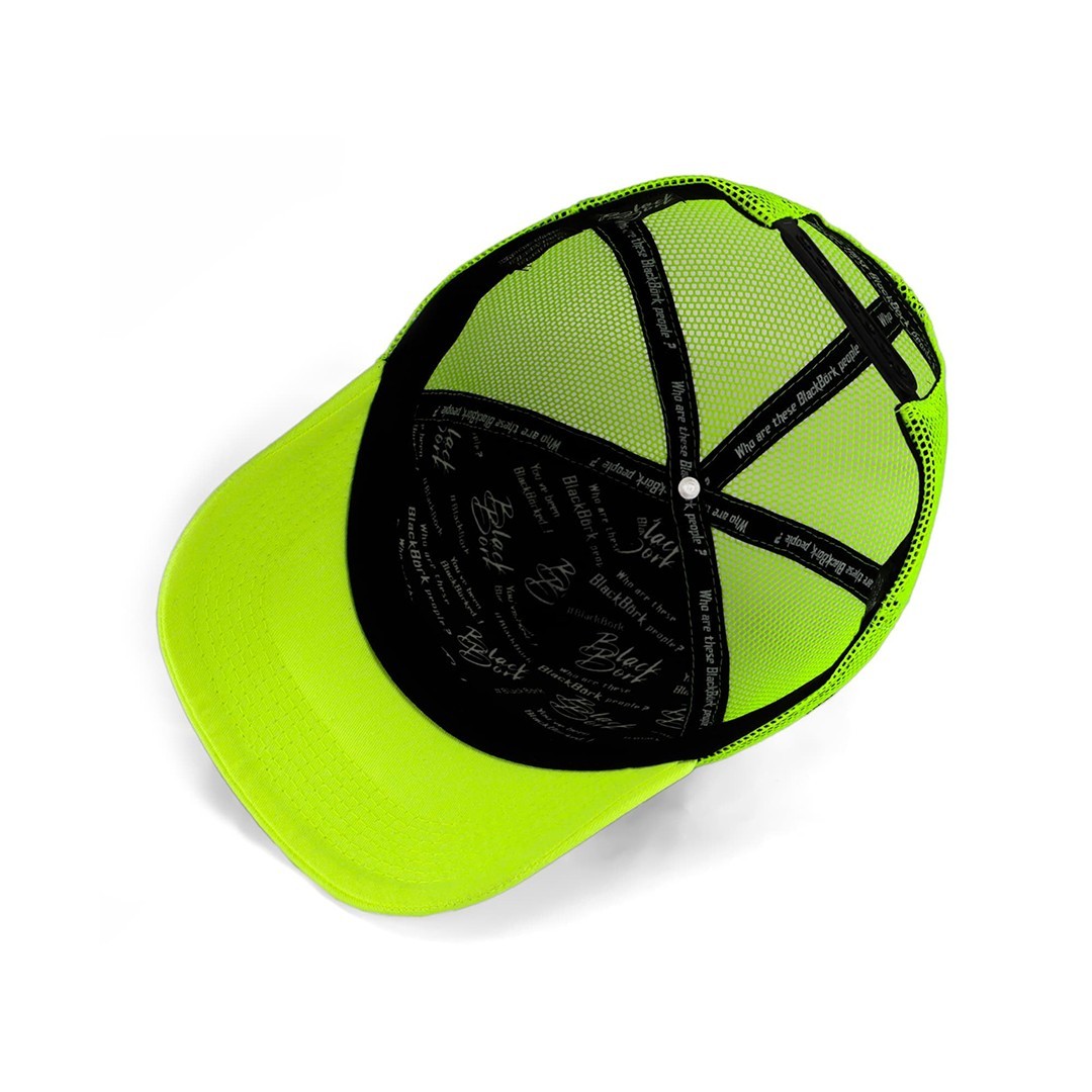 Neon Peaked Neon-Black Cap