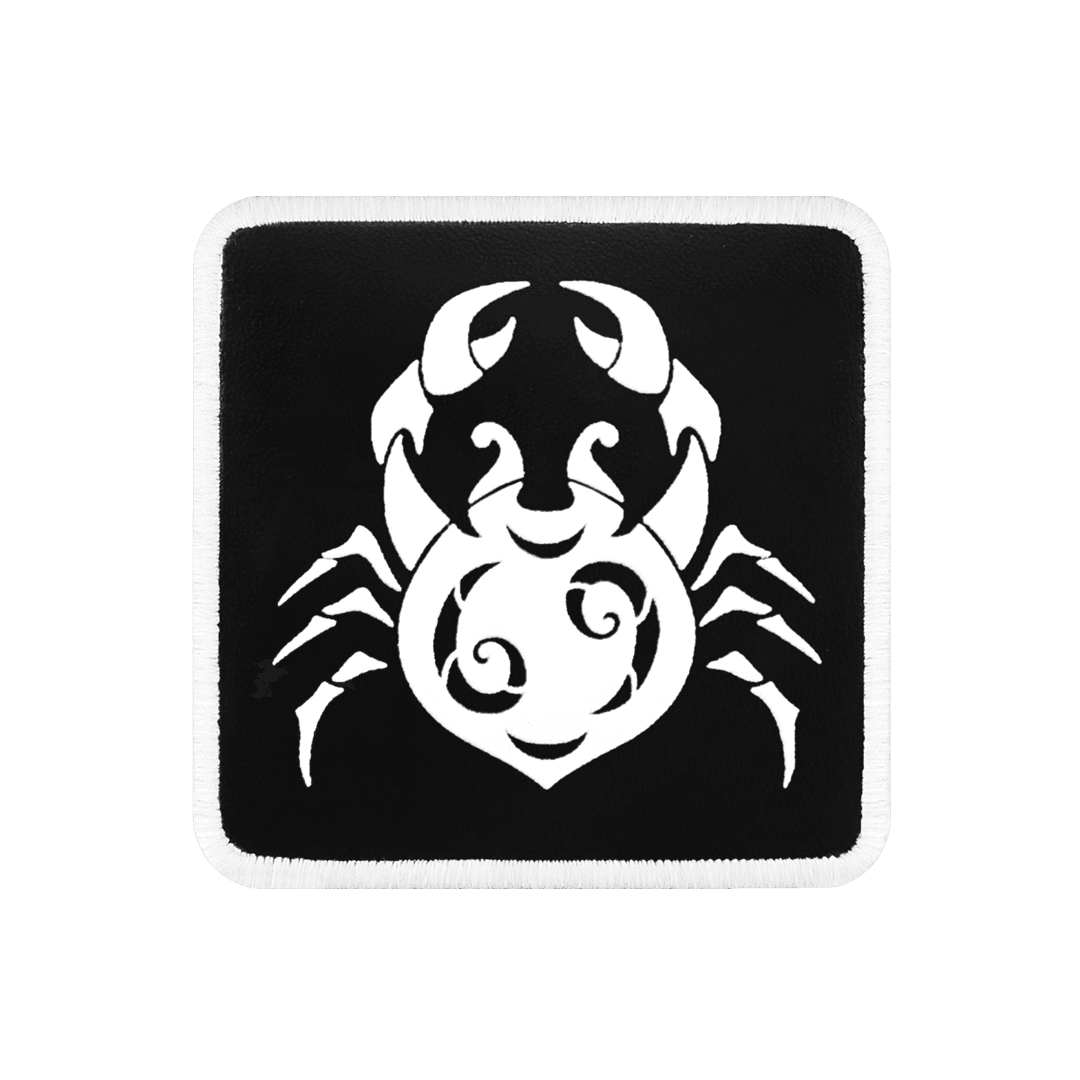 V1 Cancer - Unisex Black Patch with 1 Code Logo