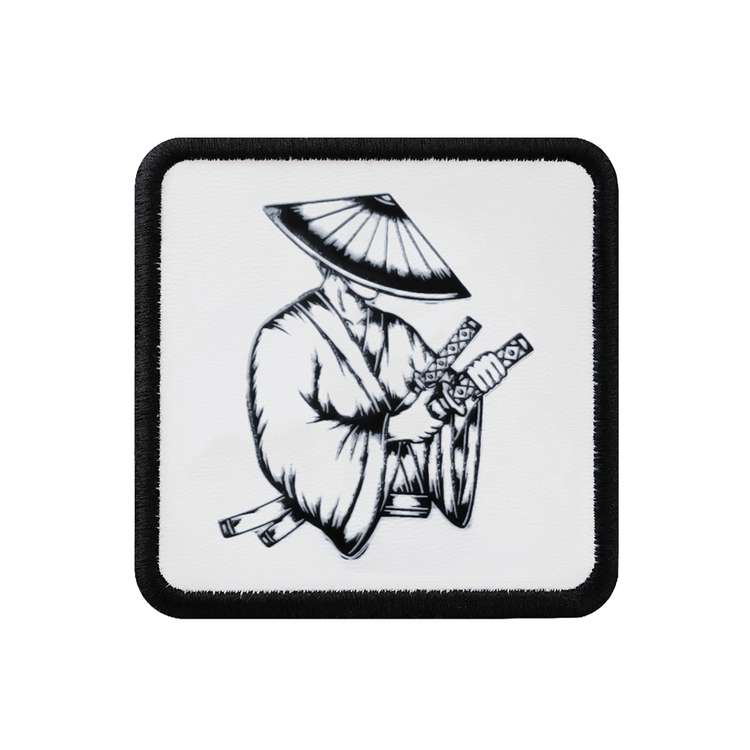 V1 Samurai - Unisex White Patch with 5bs Code Logo