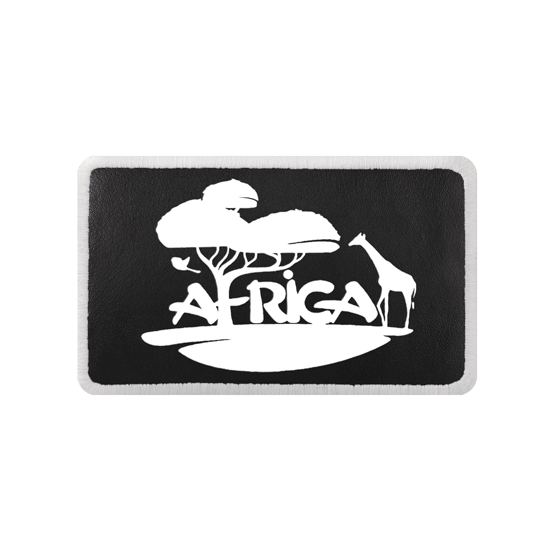 V2 Africa - Unisex Black Patch with 2 Code Logo