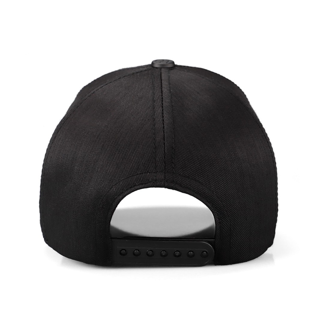 Black Cordura Fabric Baseball Cap