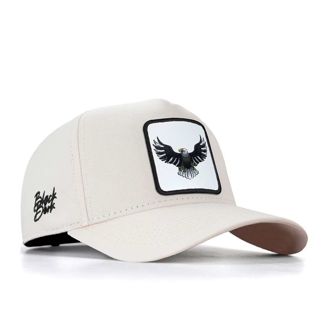 Beige Cap - Eagle - With 4 Code Logo